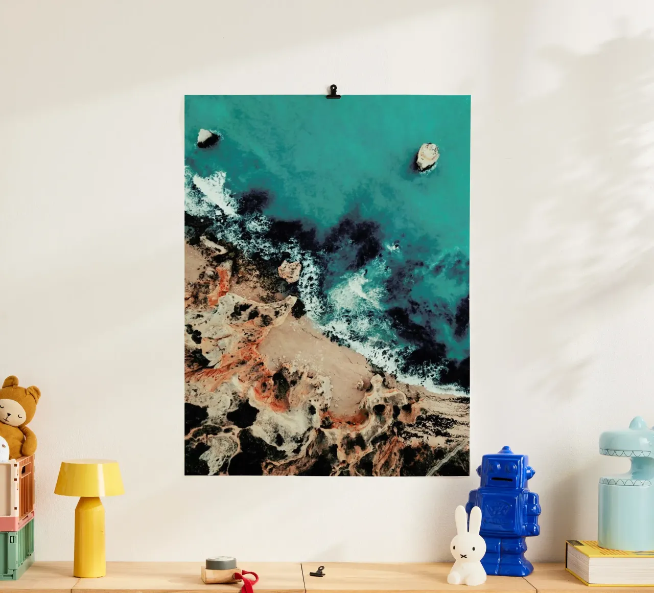 Atlantic Energy poster con telaio in plastica da Sebastian Hilgetag