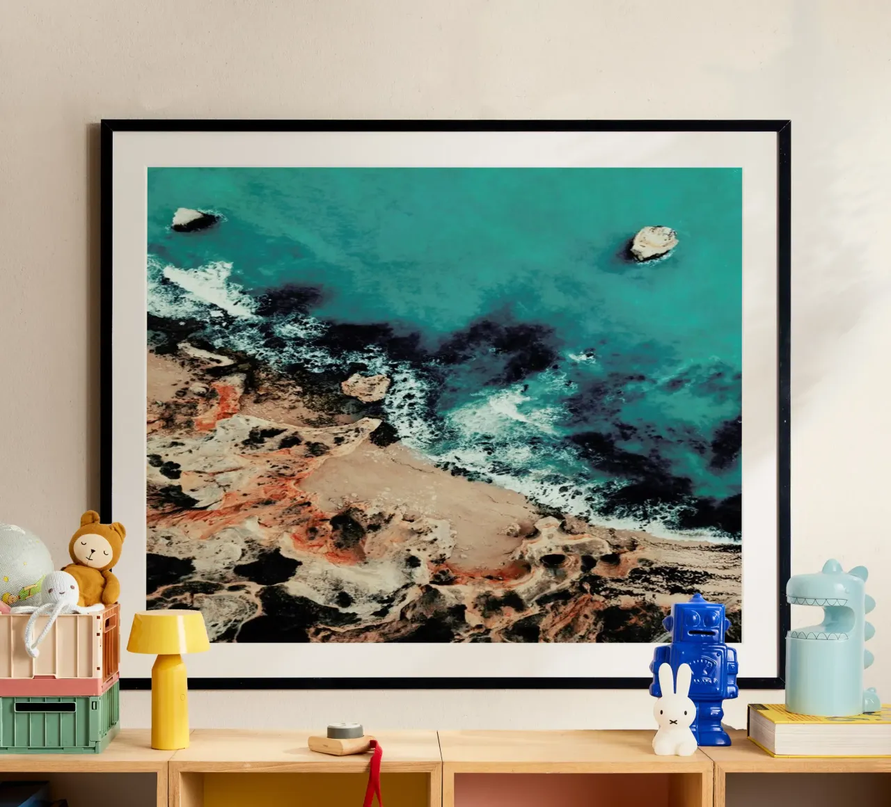 Atlantic Energy poster con telaio in plastica da Sebastian Hilgetag