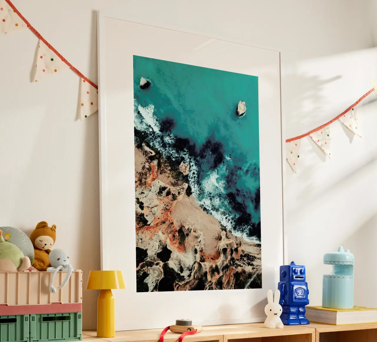 Atlantic Energy poster con telaio in plastica da Sebastian Hilgetag