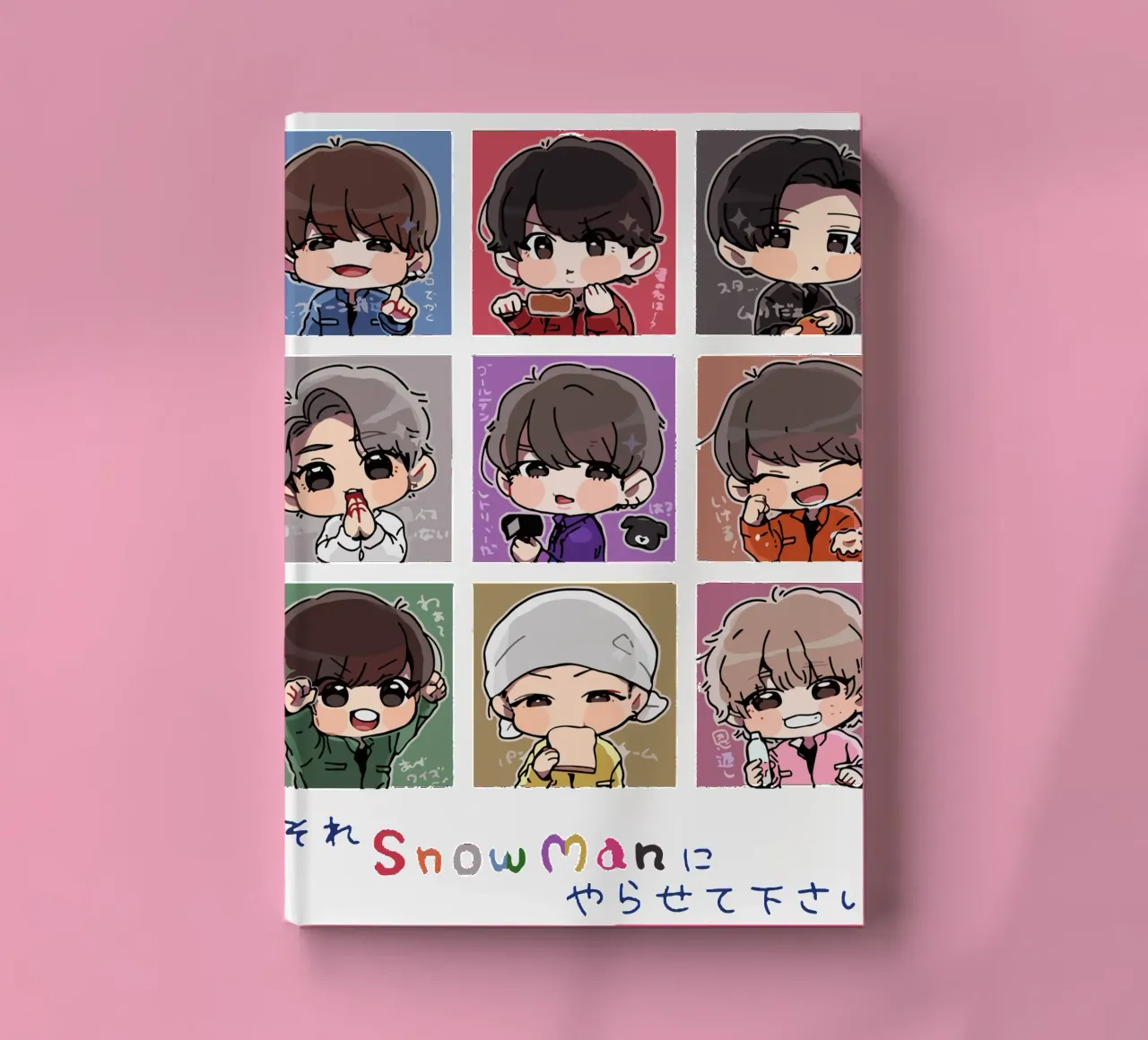 snow man band notebook by matilda Shop