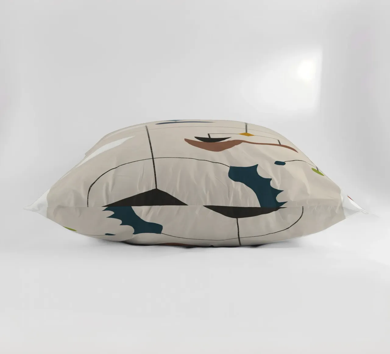 Forme geometriche minimali in armonia cuscino da Little Dean