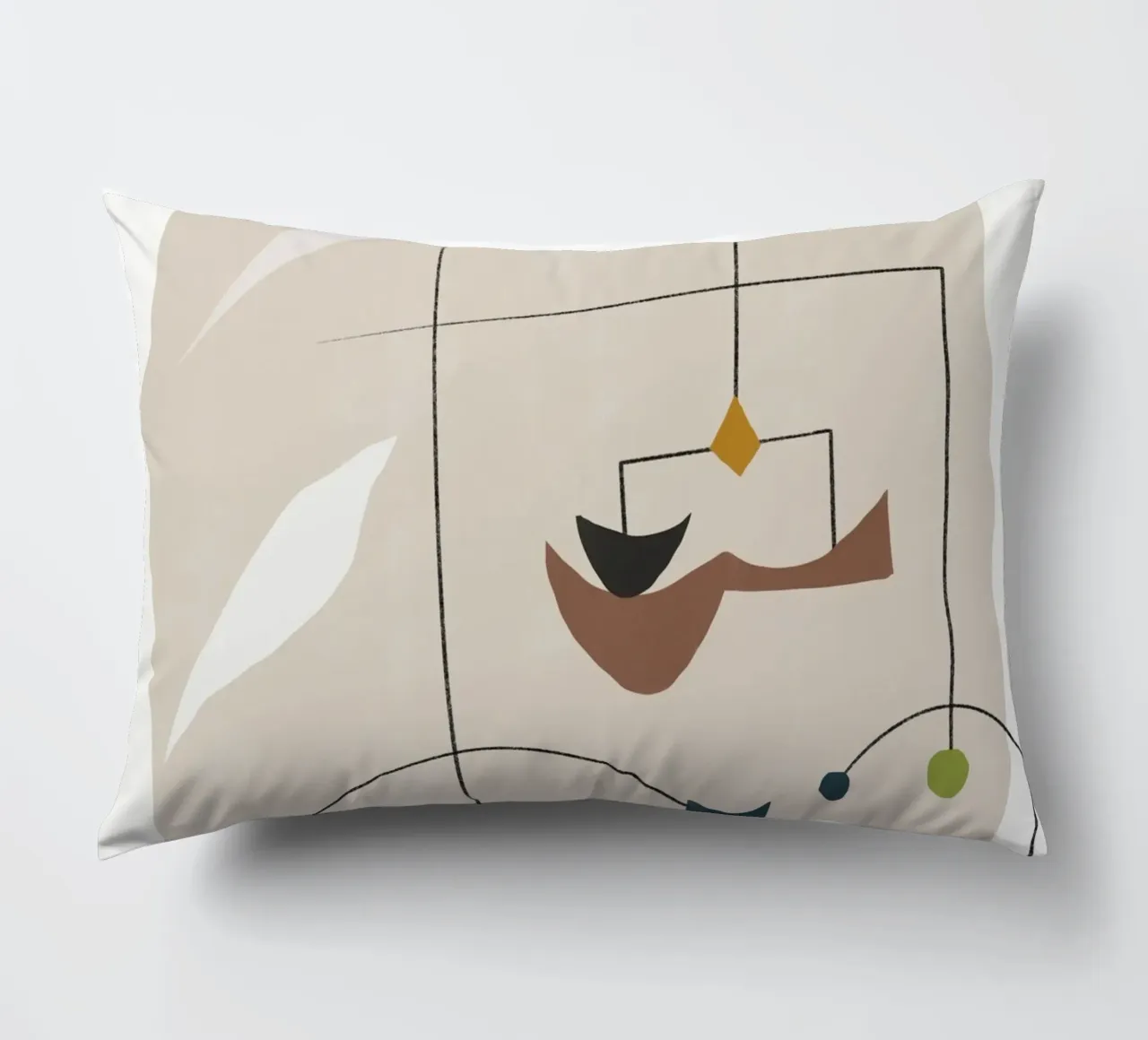 Forme geometriche minimali in armonia cuscino da Little Dean