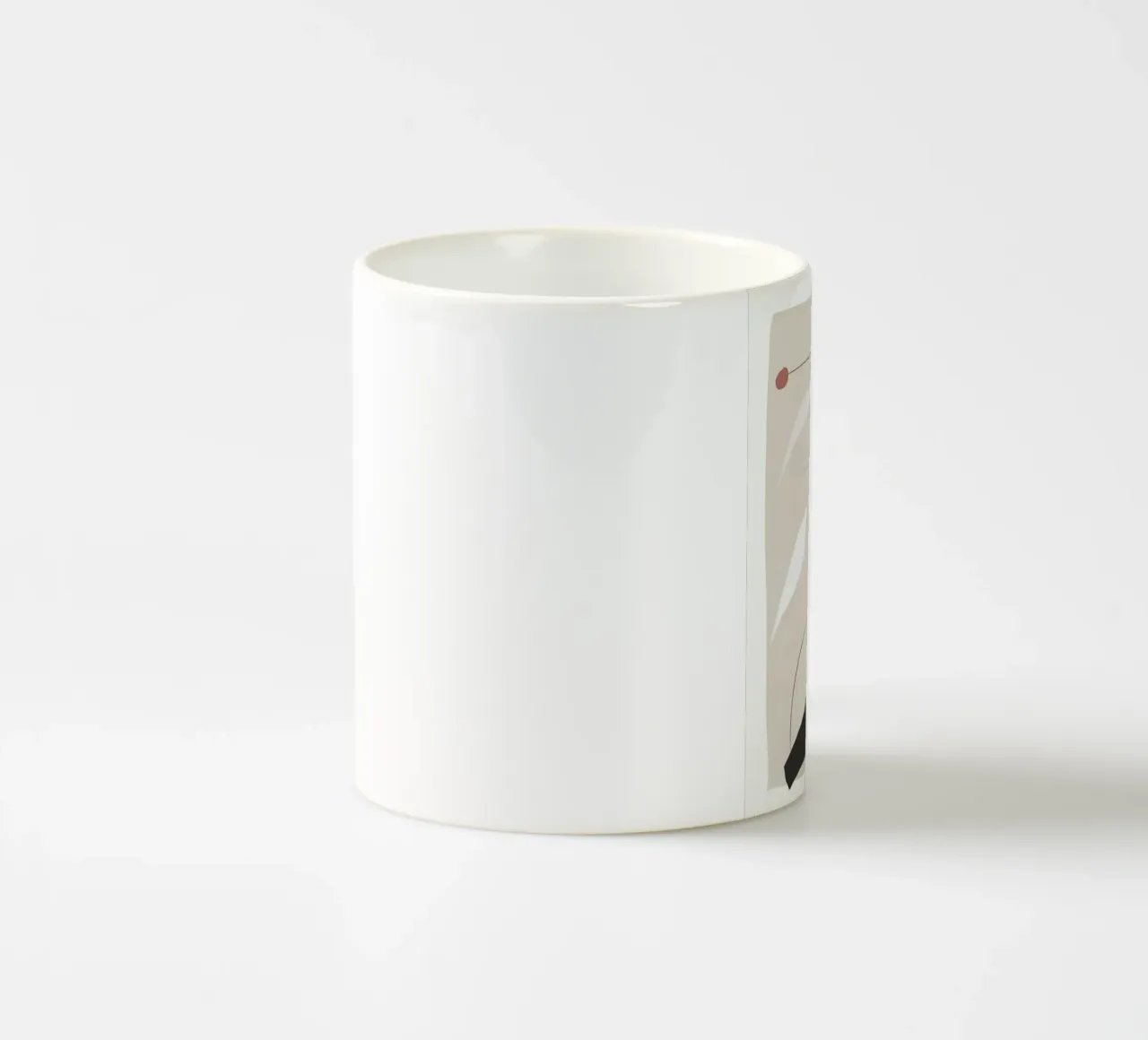 Forme geometriche minimali in armonia tazza in ceramica da Little Dean