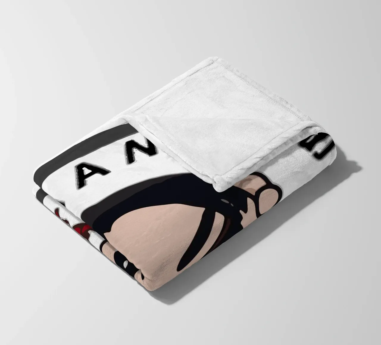snow man boy cute fleece blanket by matilda Shop