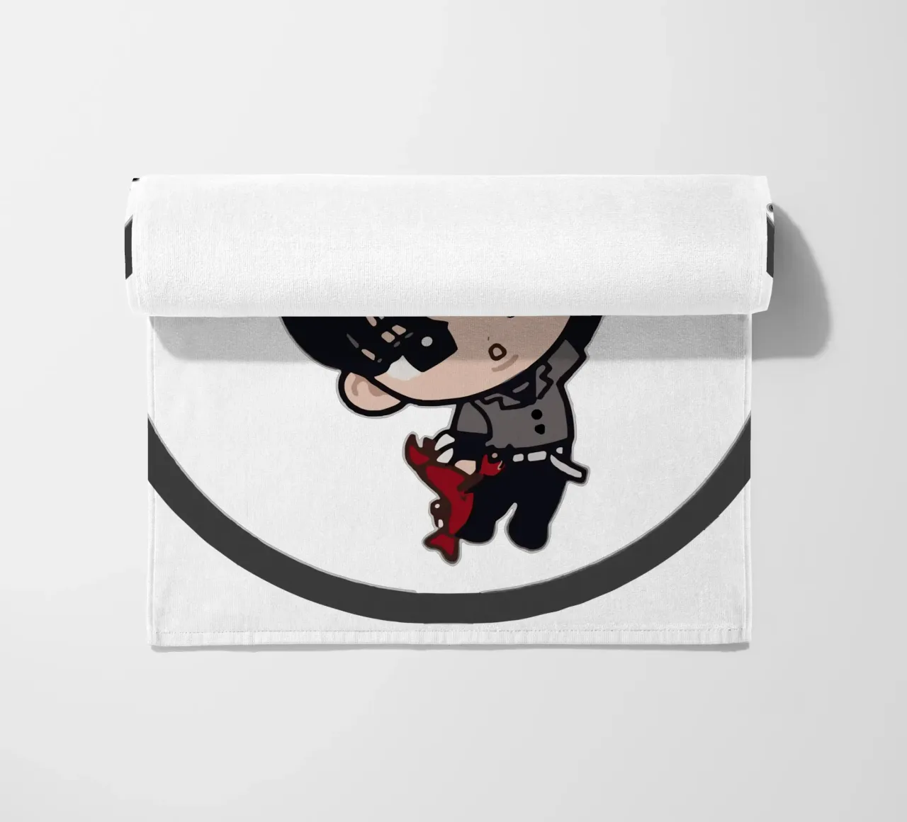snow man boy cute beach towel by matilda Shop