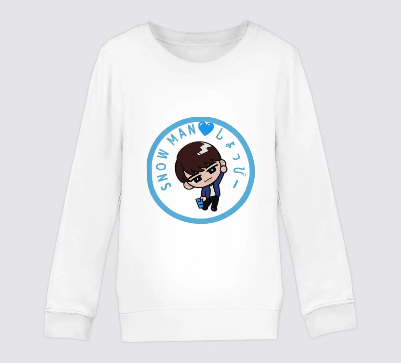 snow man boy kids sweatshirt by matilda Shop