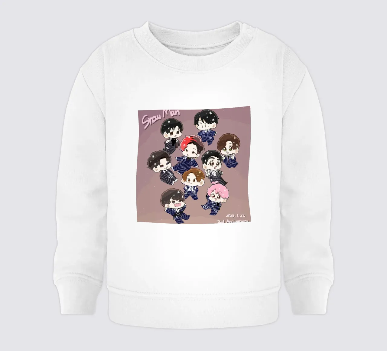 Snow Man boyband baby sweatshirt by matilda Shop