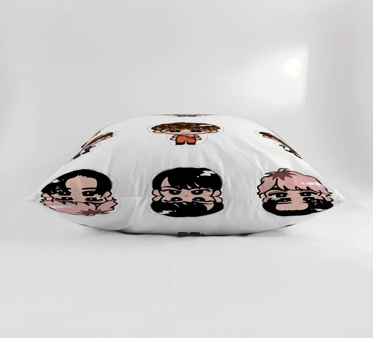 Snow Man Chibi decorative cushion by matilda Shop