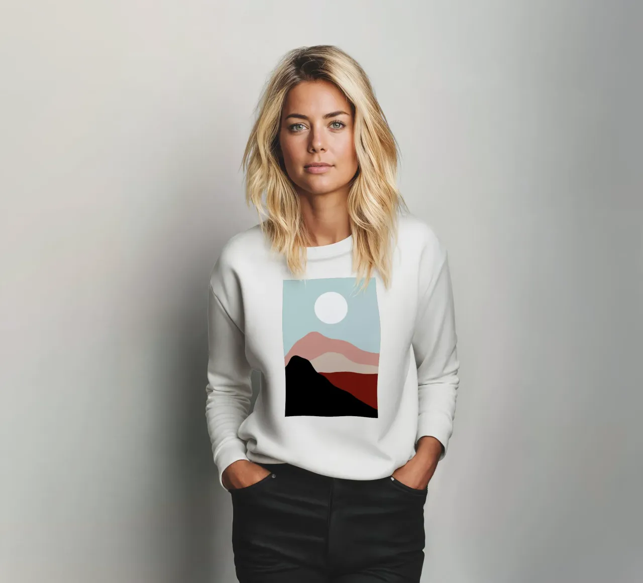 Rolling Desert Hills felpa da Pure