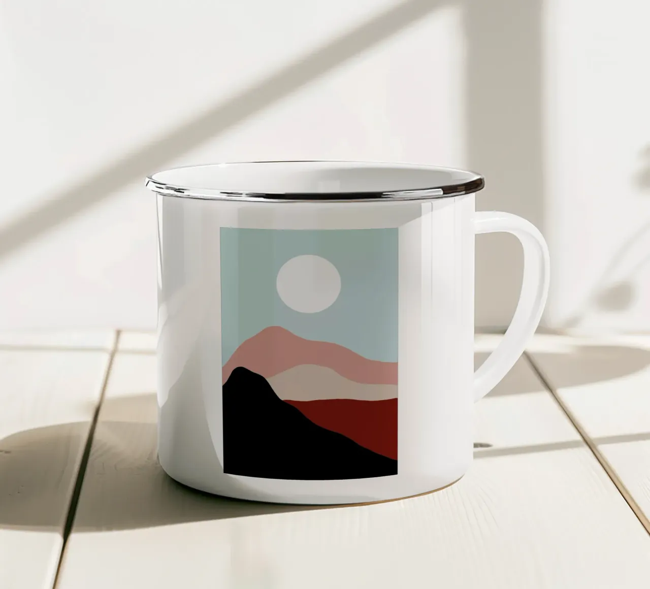 Rolling Desert Hills tazza in smalto da Pure