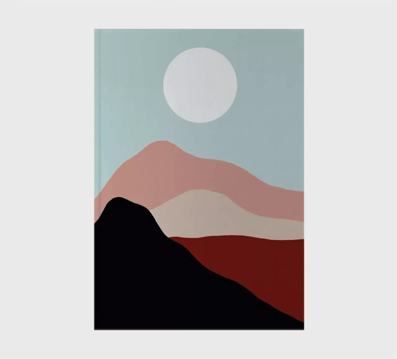 Rolling Desert Hills notebook by Pure
