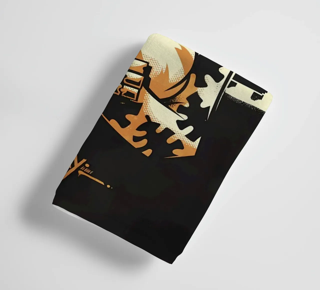 robot incappucciato figura gatto poster cuore testo schermi sorriso glov asciugamano da bagno da Ashish Kashyap