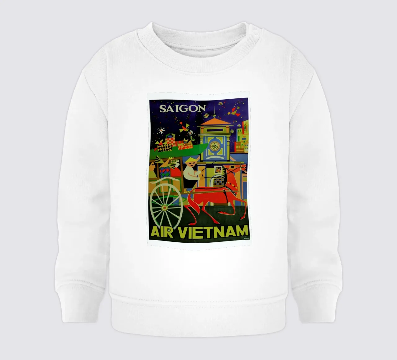 vietnam baby sweatshirt van Robert Livingston