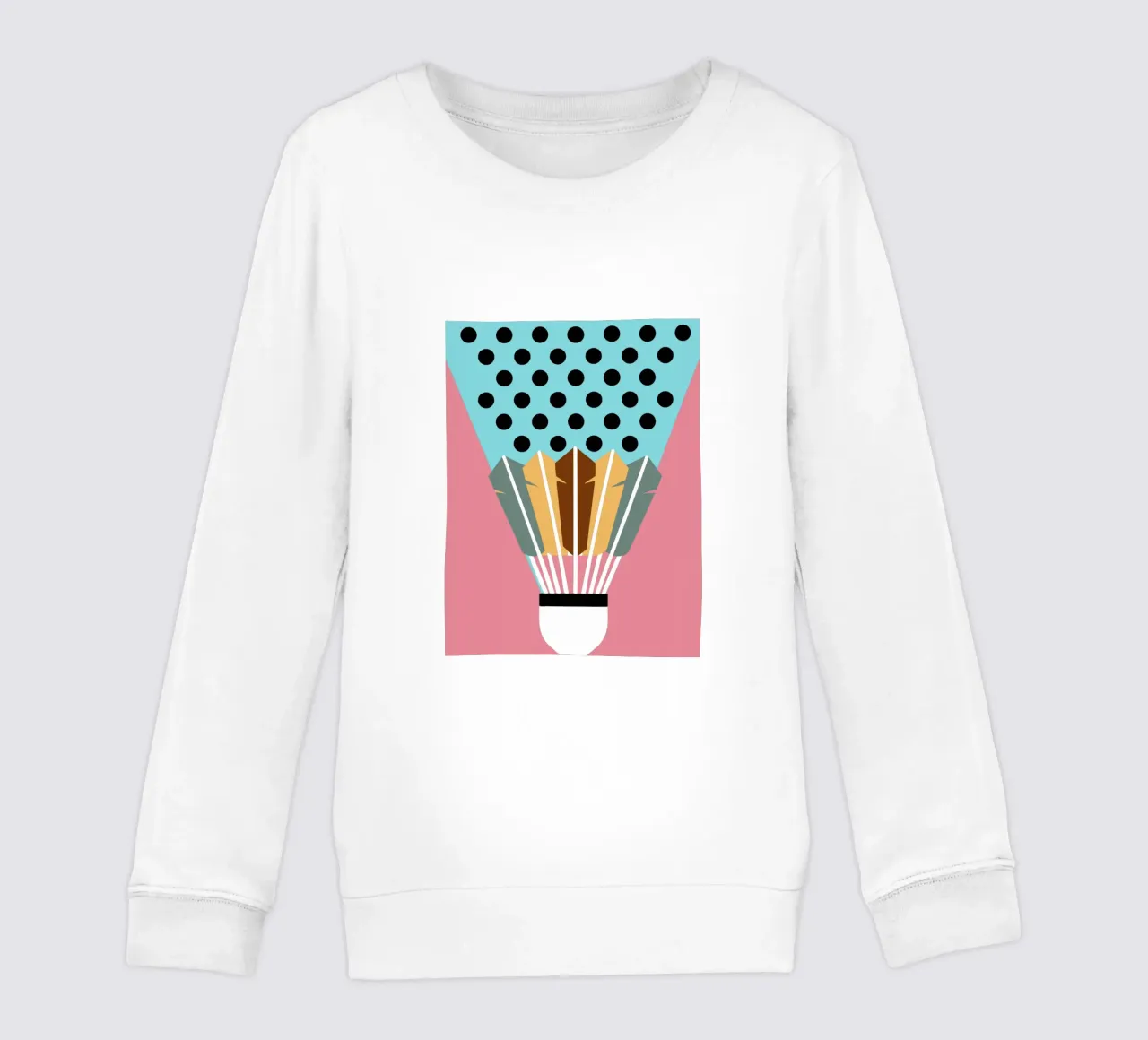 Badminton moderno felpa bambino da LOOK DIFFERENT