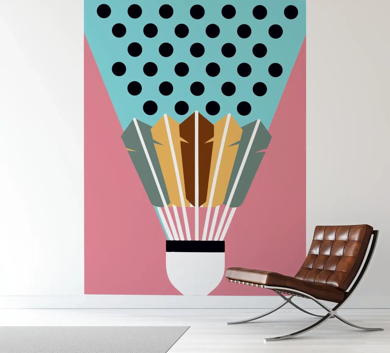 Modern Badminton photo wallpaper by LOOK DIFFERENT