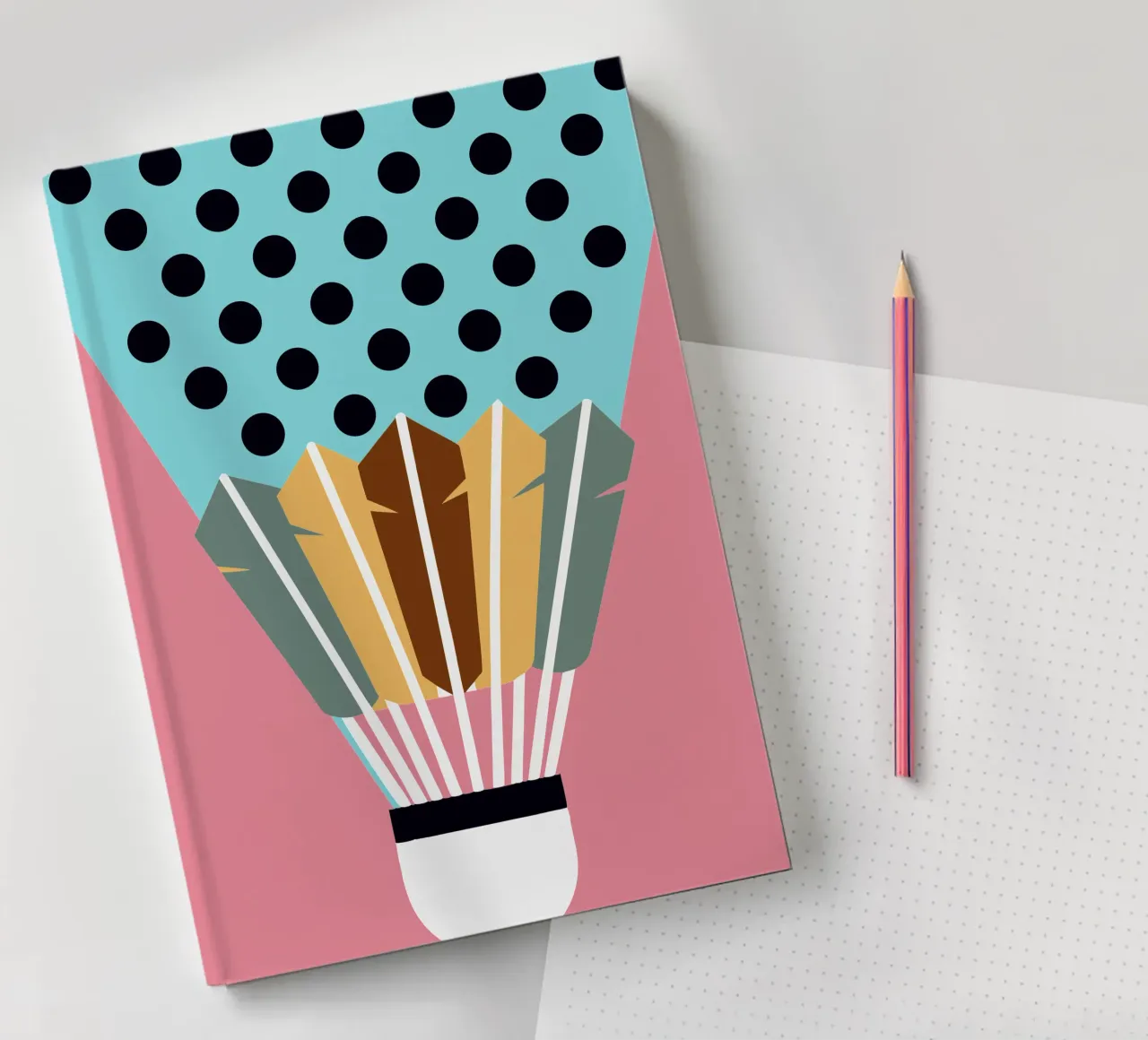 Modern Badminton notebook by LOOK DIFFERENT