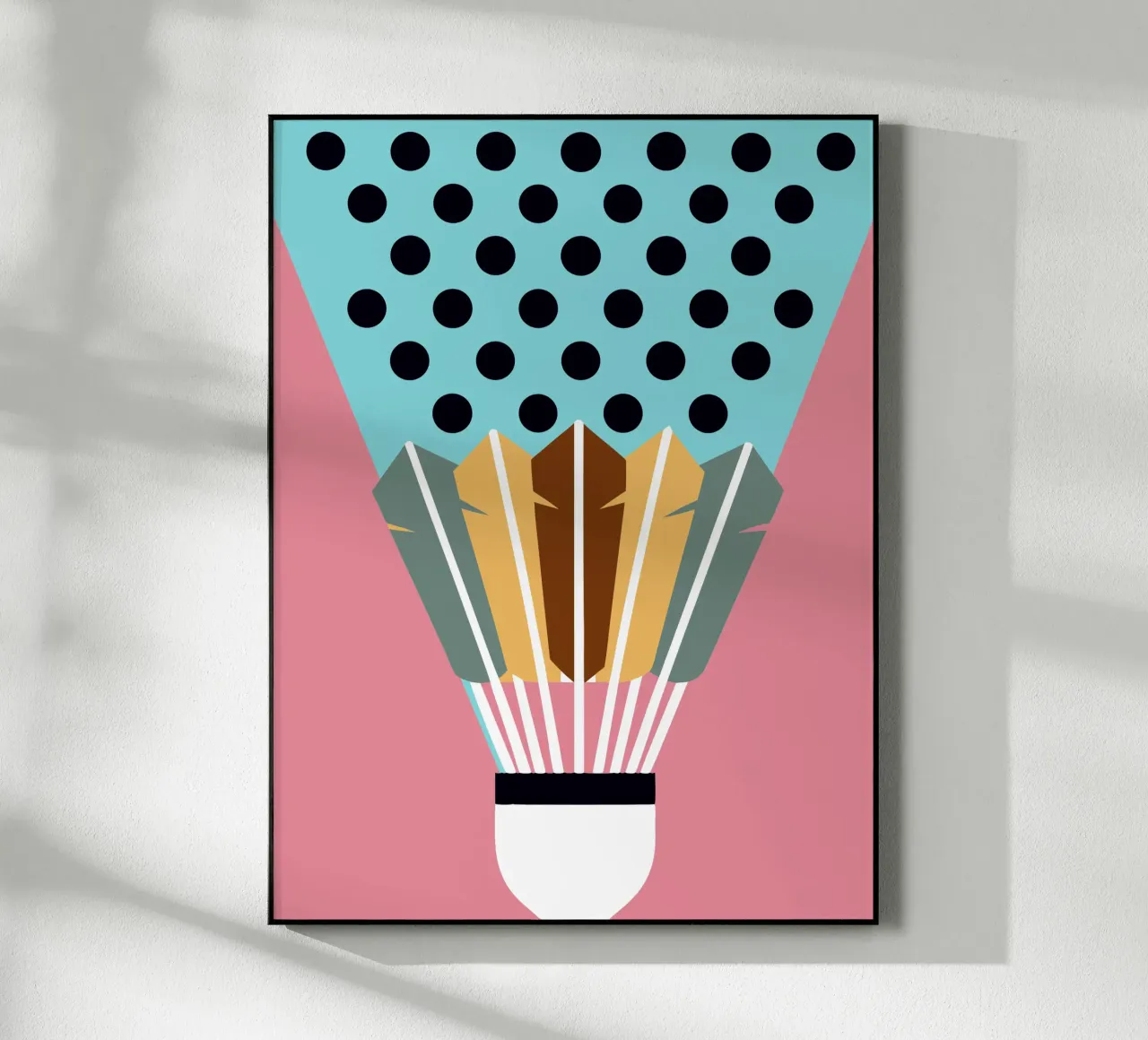 Modern Badminton acrylic glass by LOOK DIFFERENT