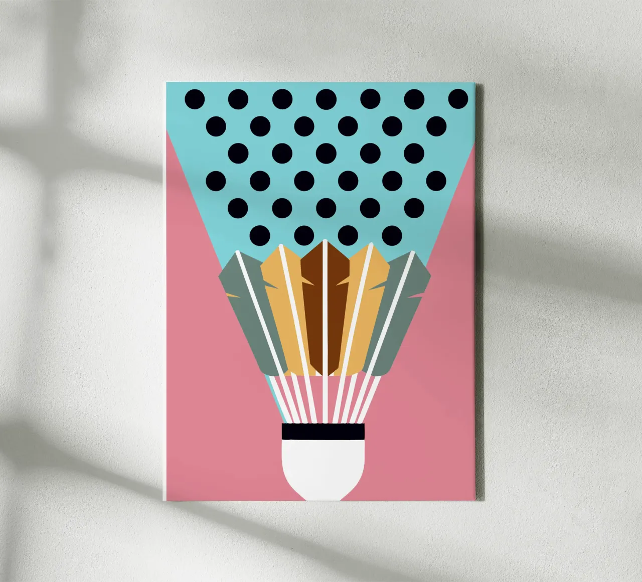 Modern Badminton canvas by LOOK DIFFERENT
