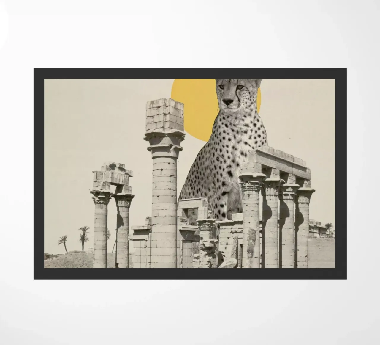 Giant Cheetah in Ruins zerbino da Florent Bodart