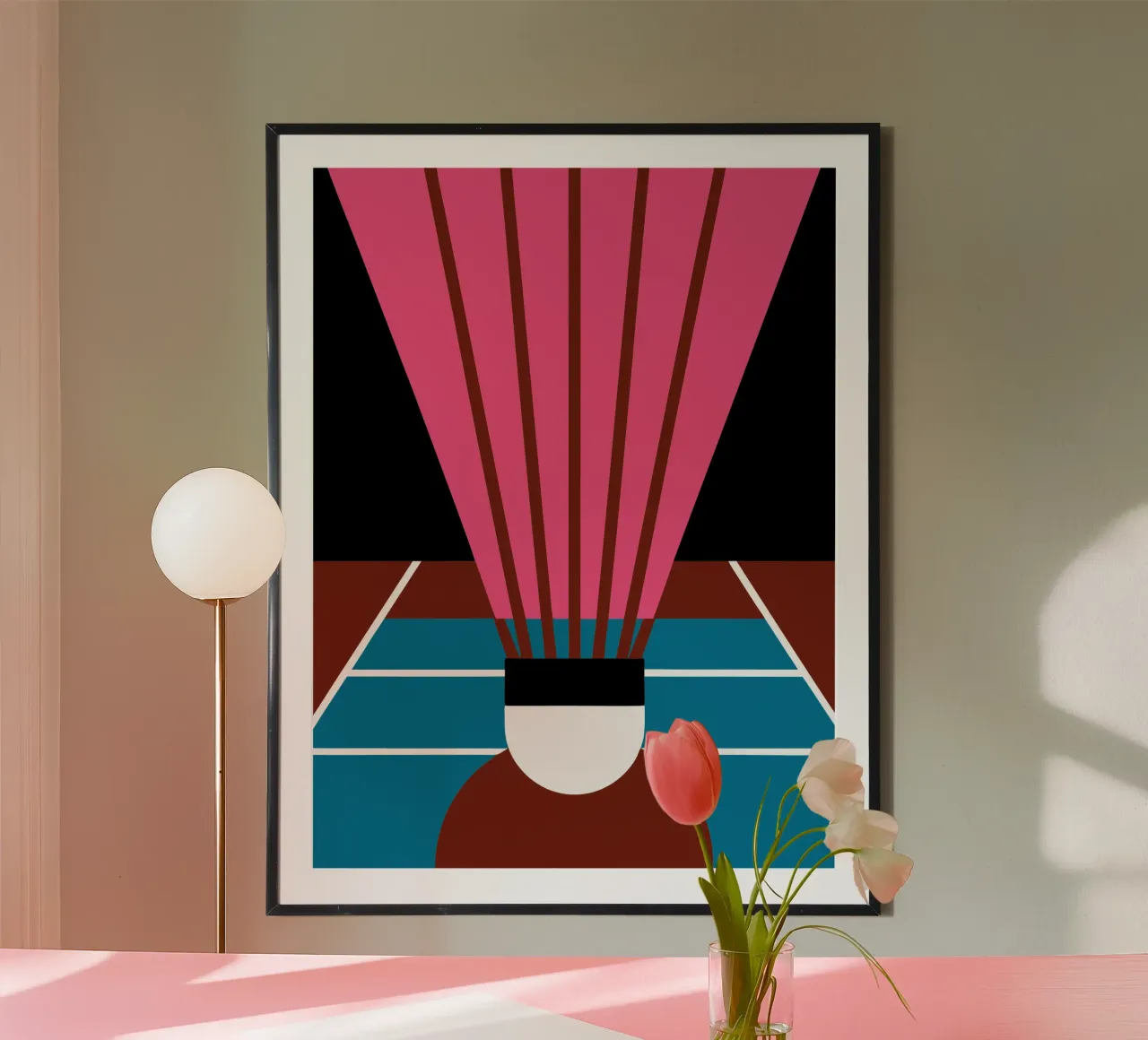 Badminton moderno poster da LOOK DIFFERENT