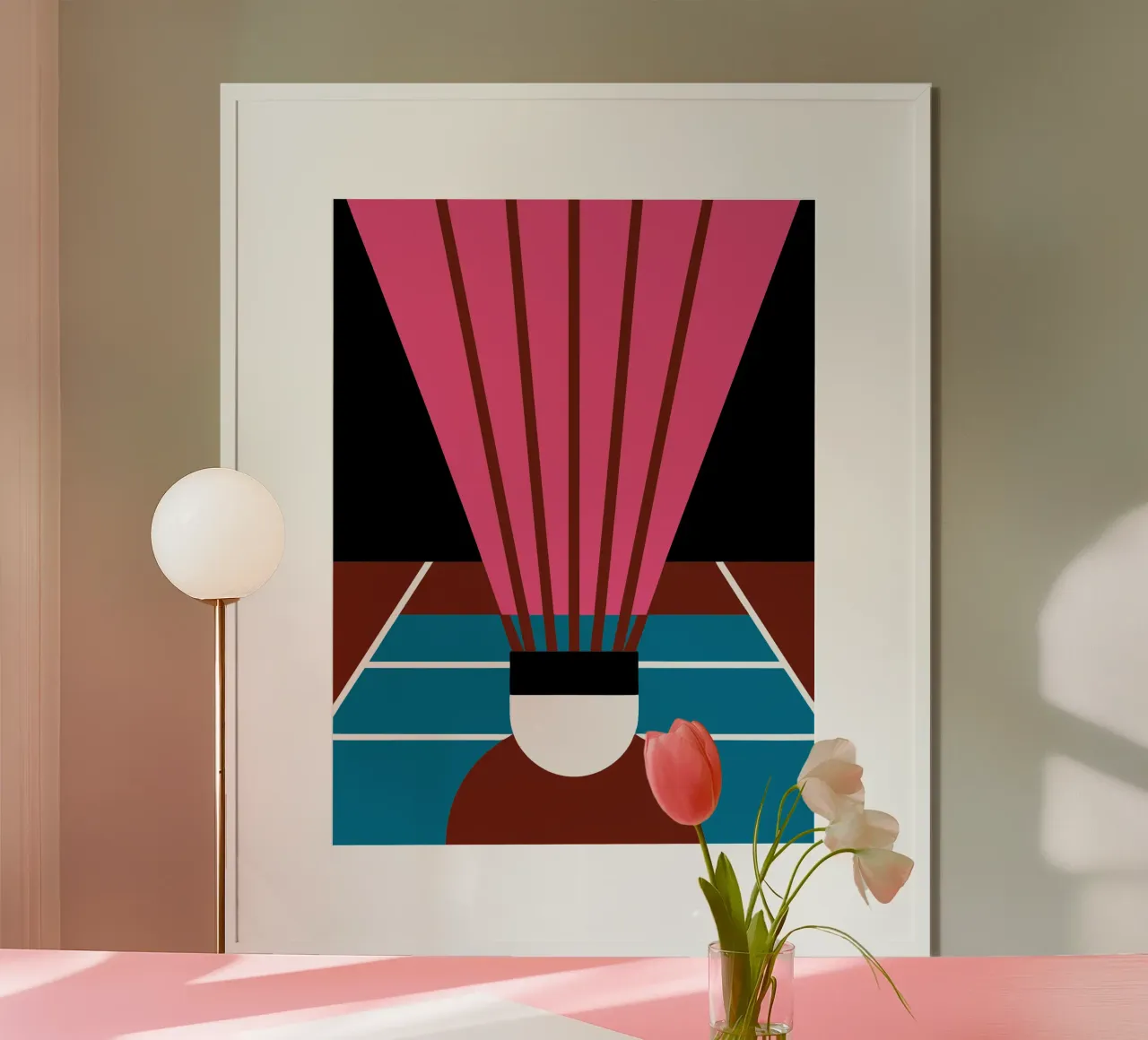 Badminton moderno carta hahnemühle da LOOK DIFFERENT