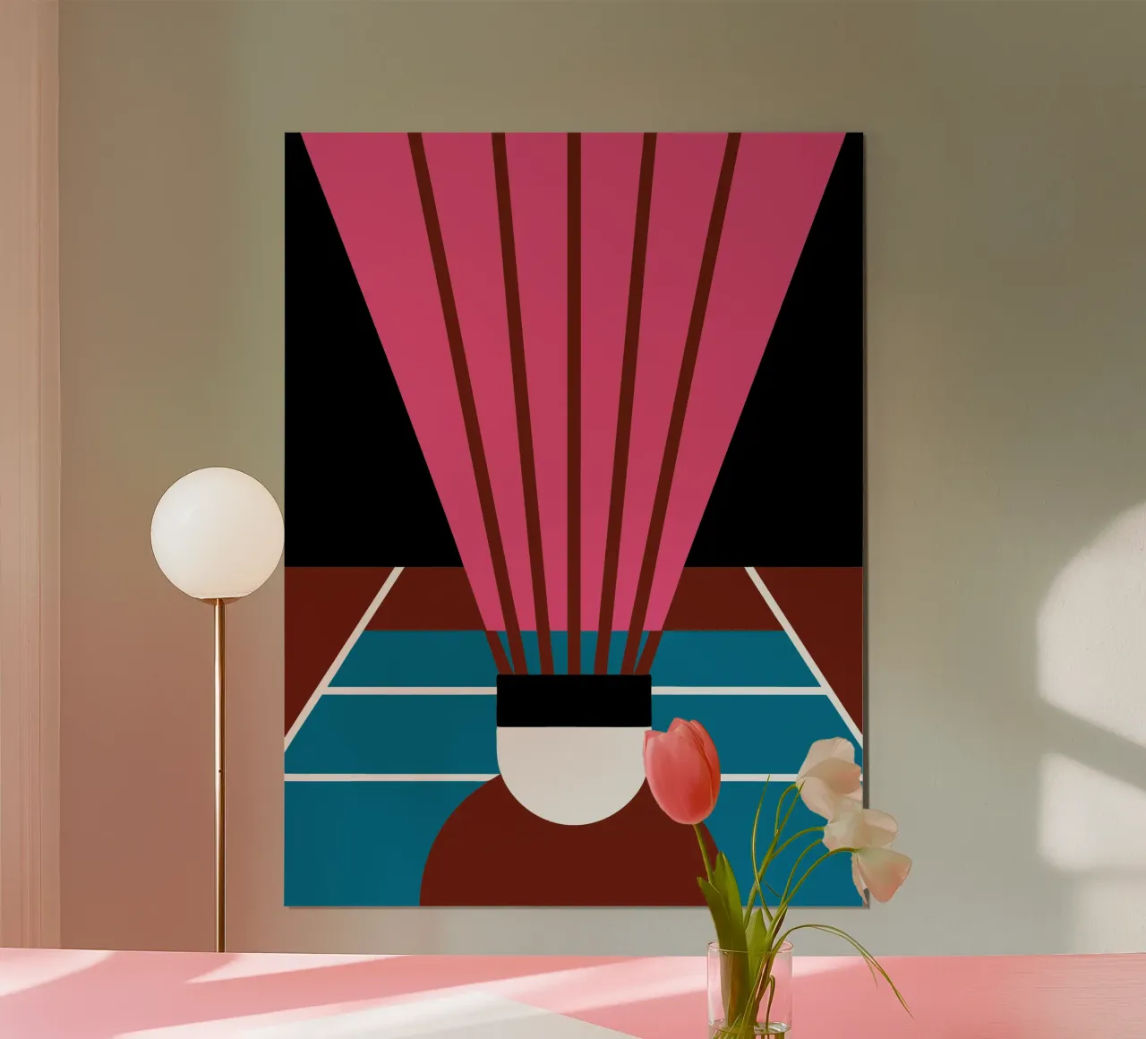 Badminton moderno poster da LOOK DIFFERENT