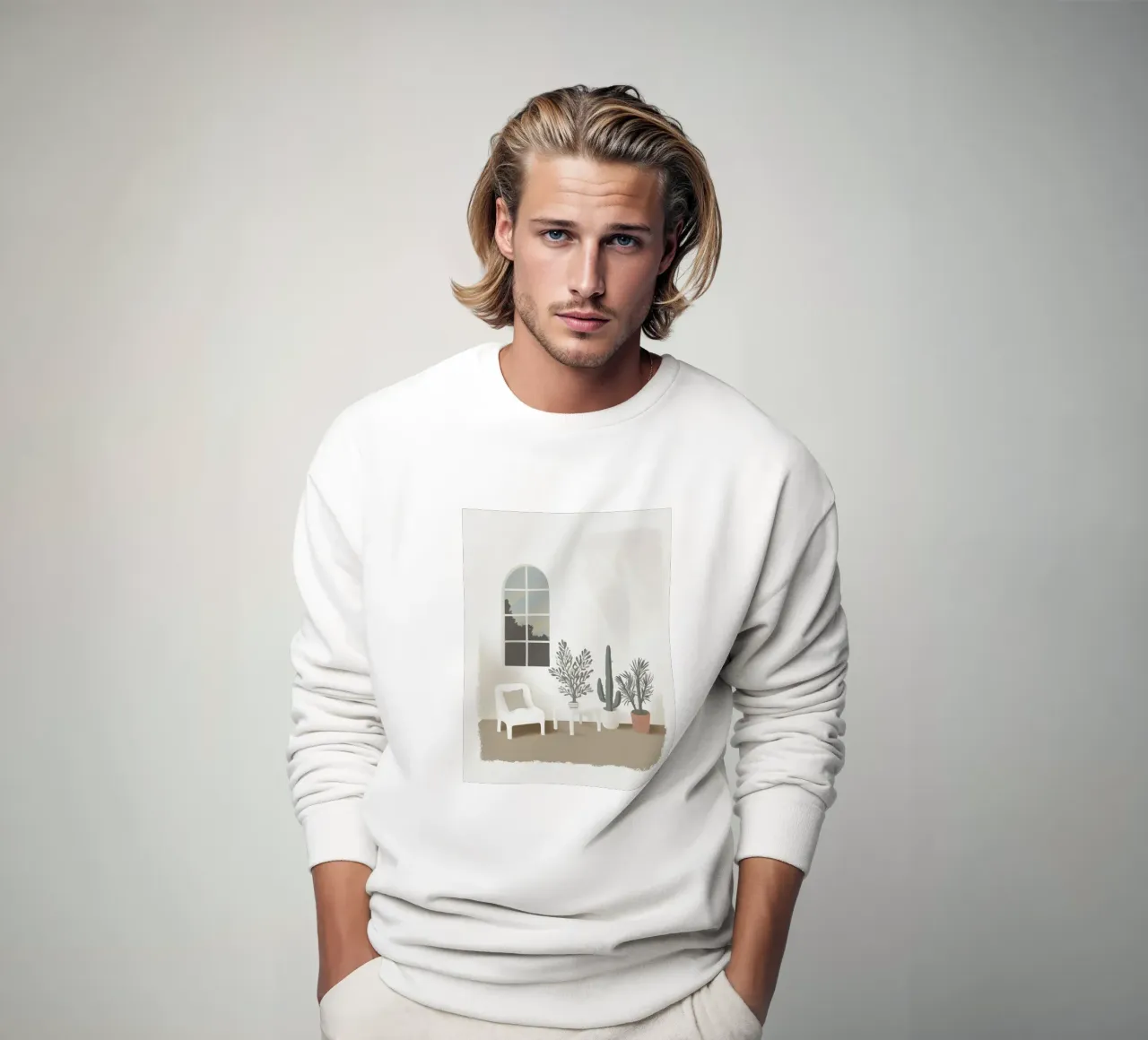 Sensación de espacio al estilo boho sudadera de Carinaprint
