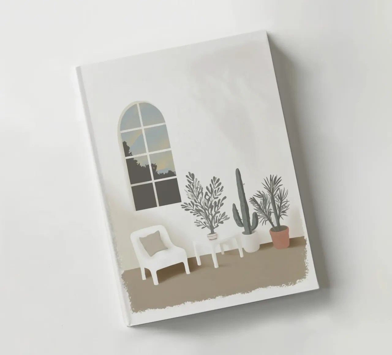 Boho-style sense of space notebook by Carinaprint