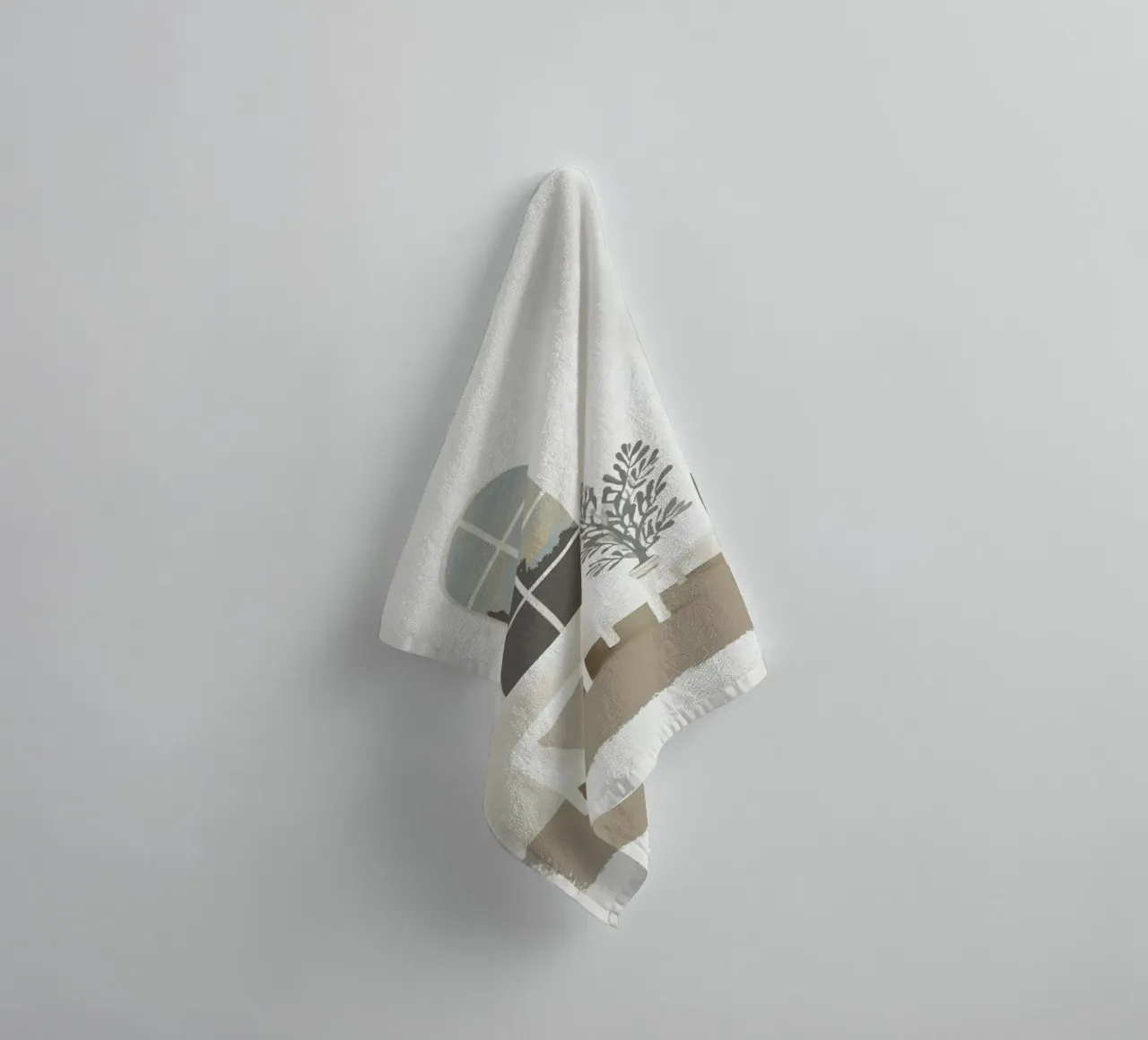 Boho-style sense of space towel by Carinaprint
