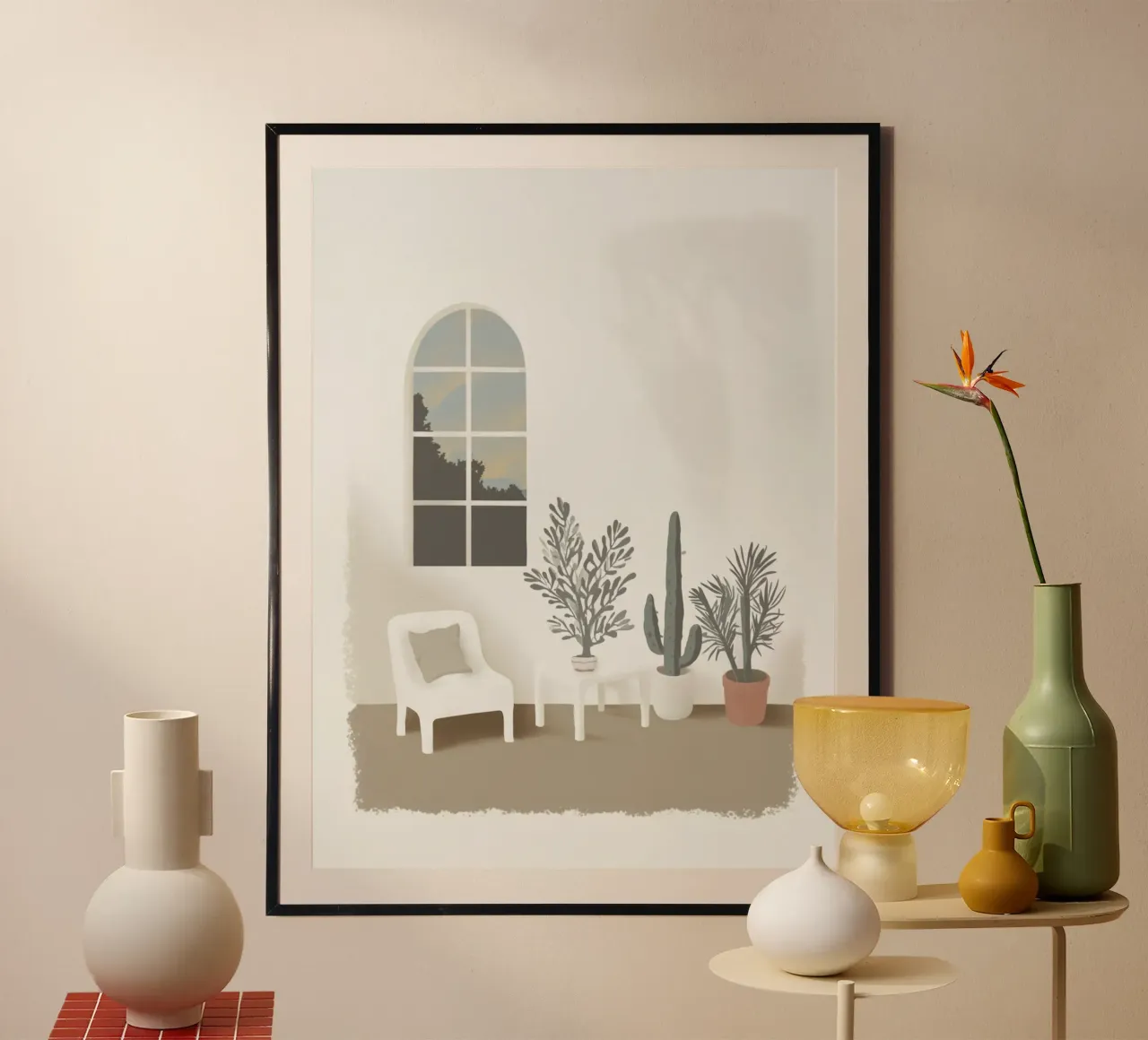 Senso dello spazio in stile bohémien poster da Carinaprint