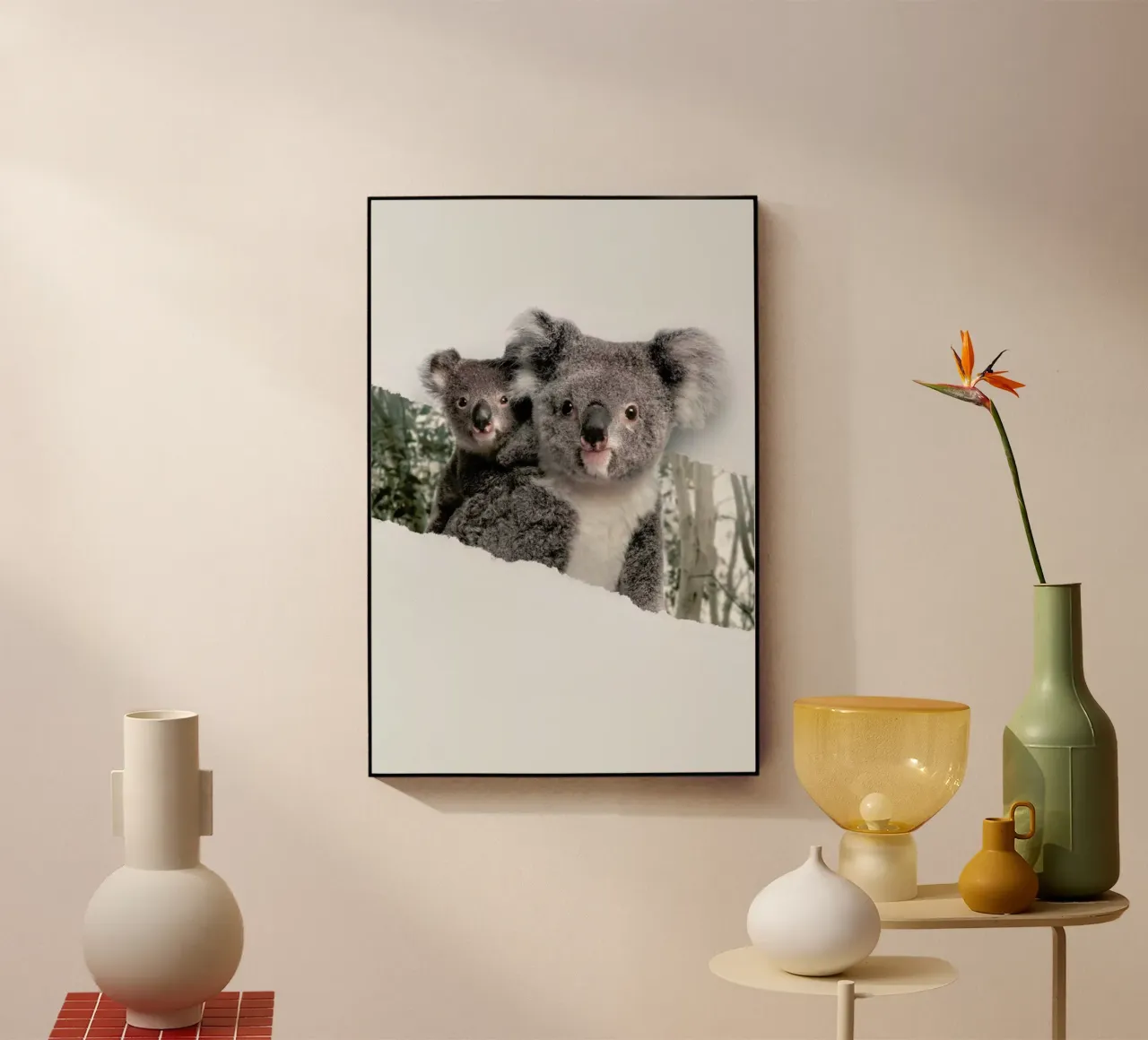 Koalas Torn Paper plexiglass da JONAS LOOSE KIDS