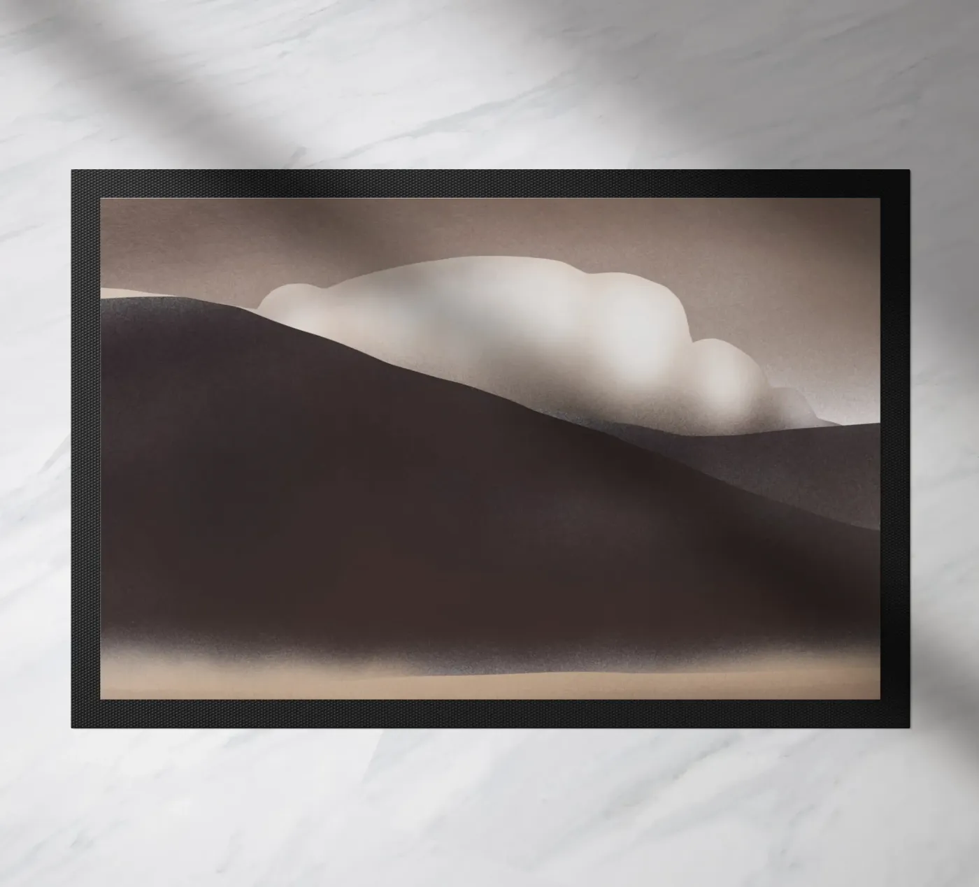 Rolling cloud Fußmatte von Little Dean