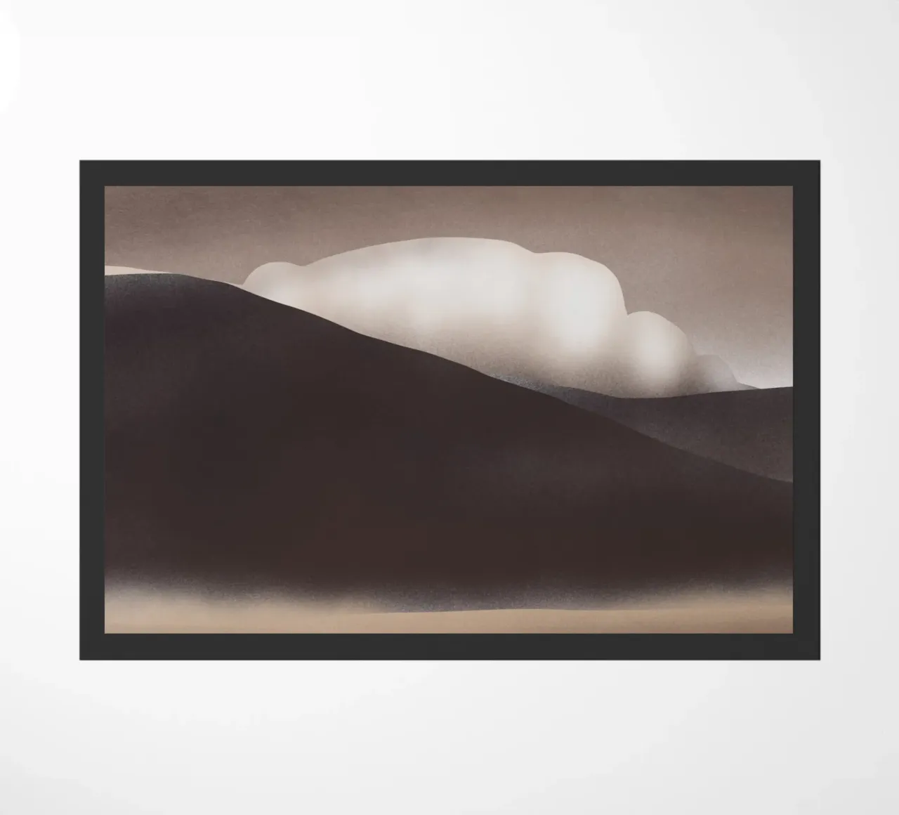 Rolling cloud doormat by Little Dean