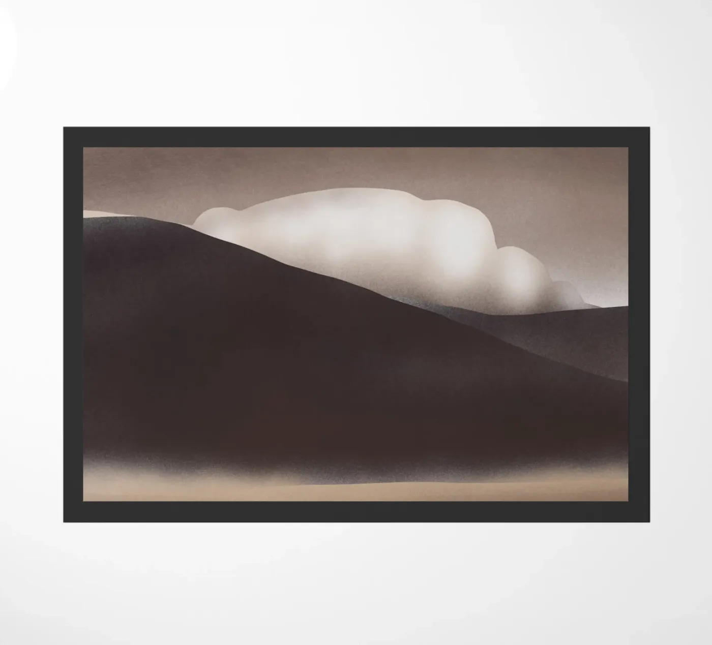 Rolling cloud Fußmatte von Little Dean