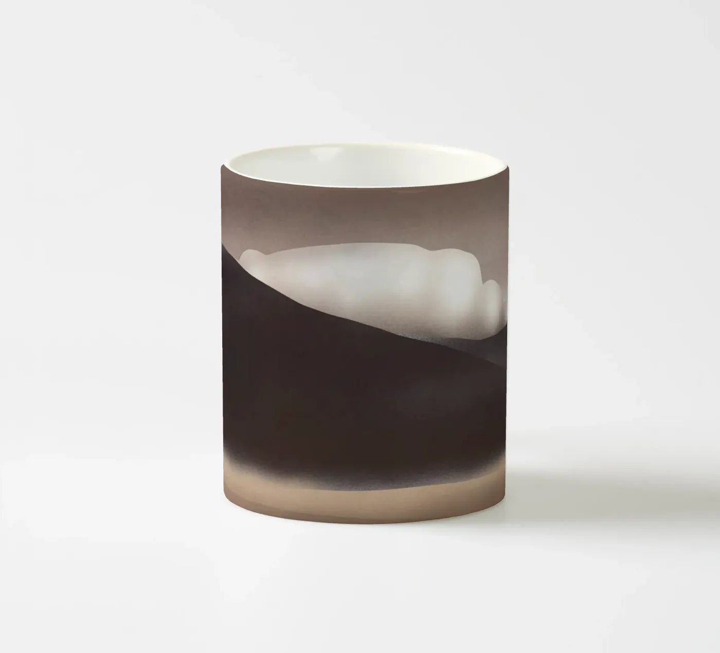 Rolling cloud ceramic mug by Little Dean