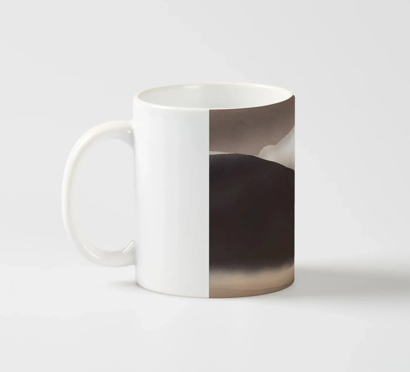 Rolling cloud ceramic mug by Little Dean