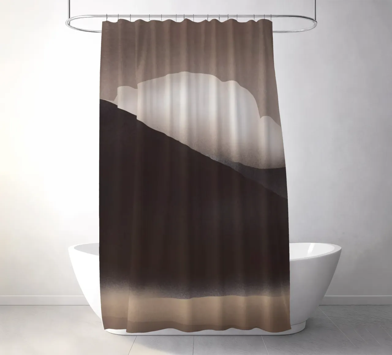 Rolling cloud Duschvorhang von Little Dean