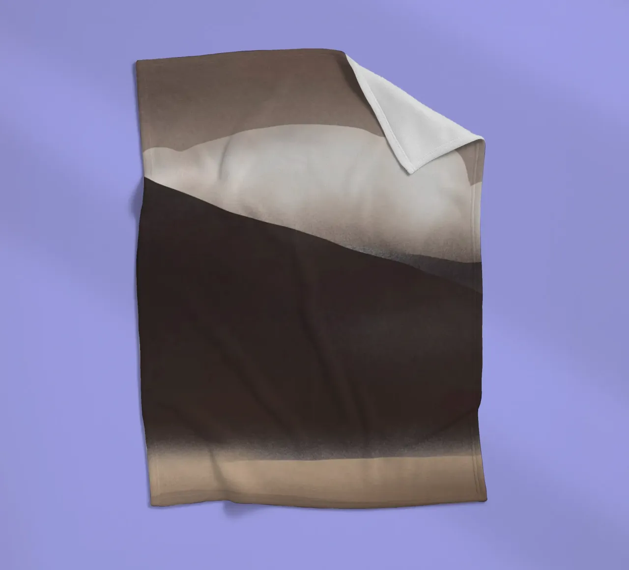 Rolling cloud fleece blanket by Little Dean