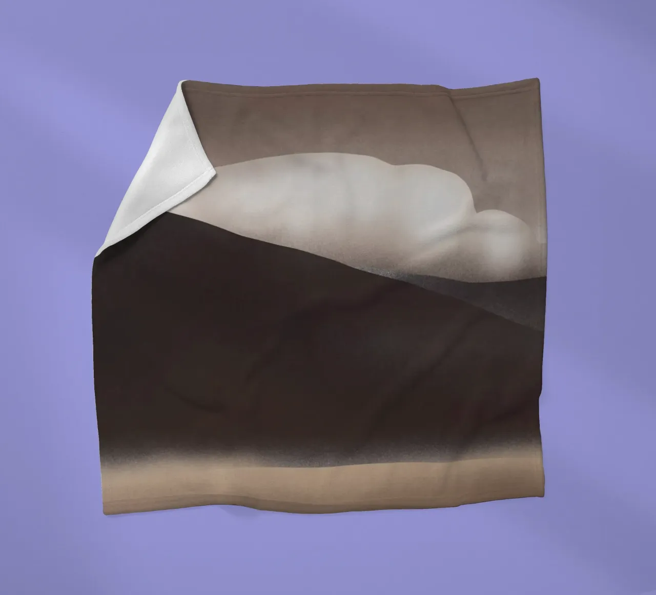 Rolling cloud fleece blanket by Little Dean