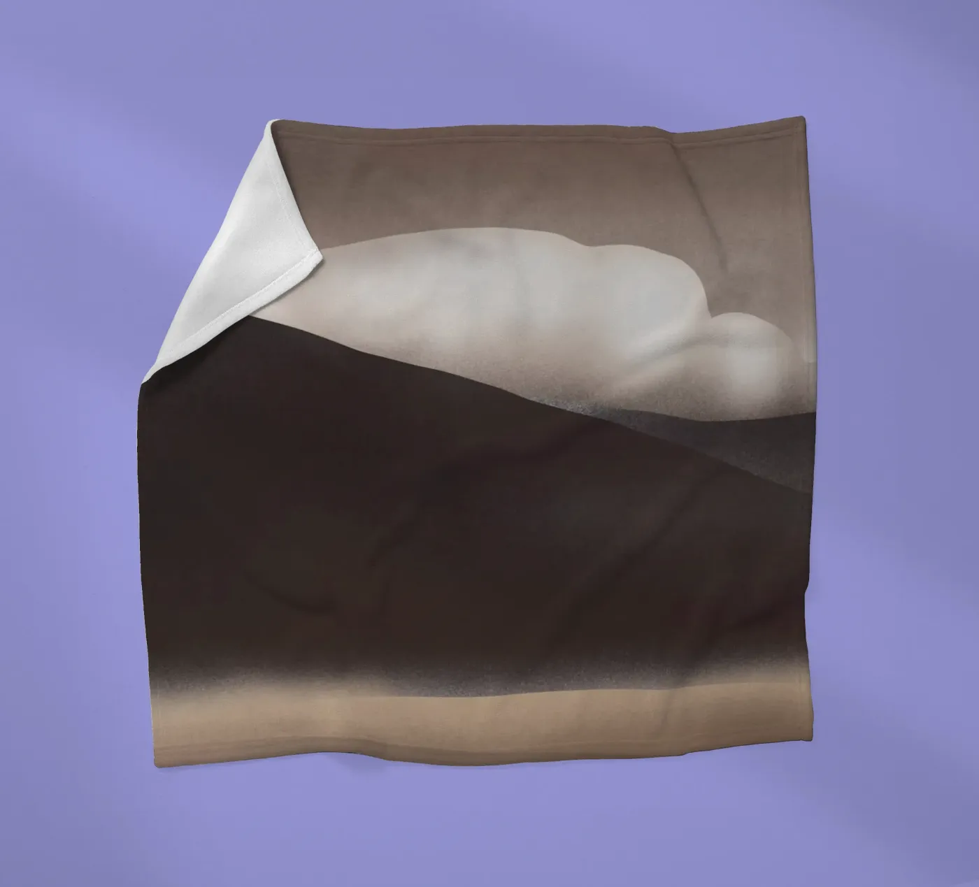 Rolling cloud fleece blanket by Little Dean