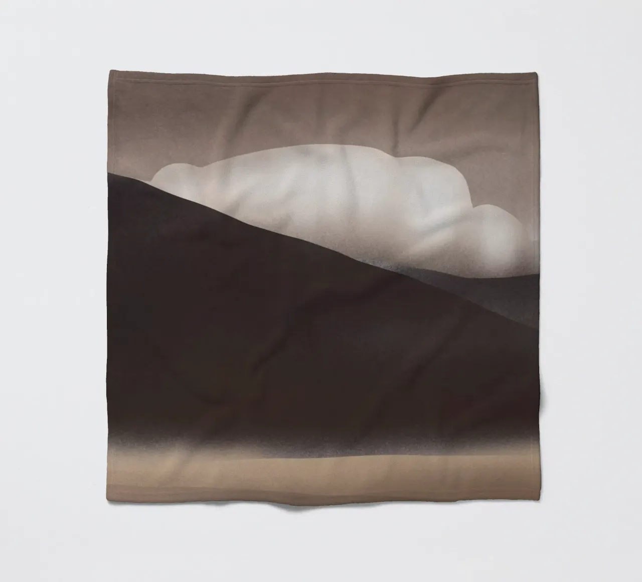 Rolling cloud fleece blanket by Little Dean