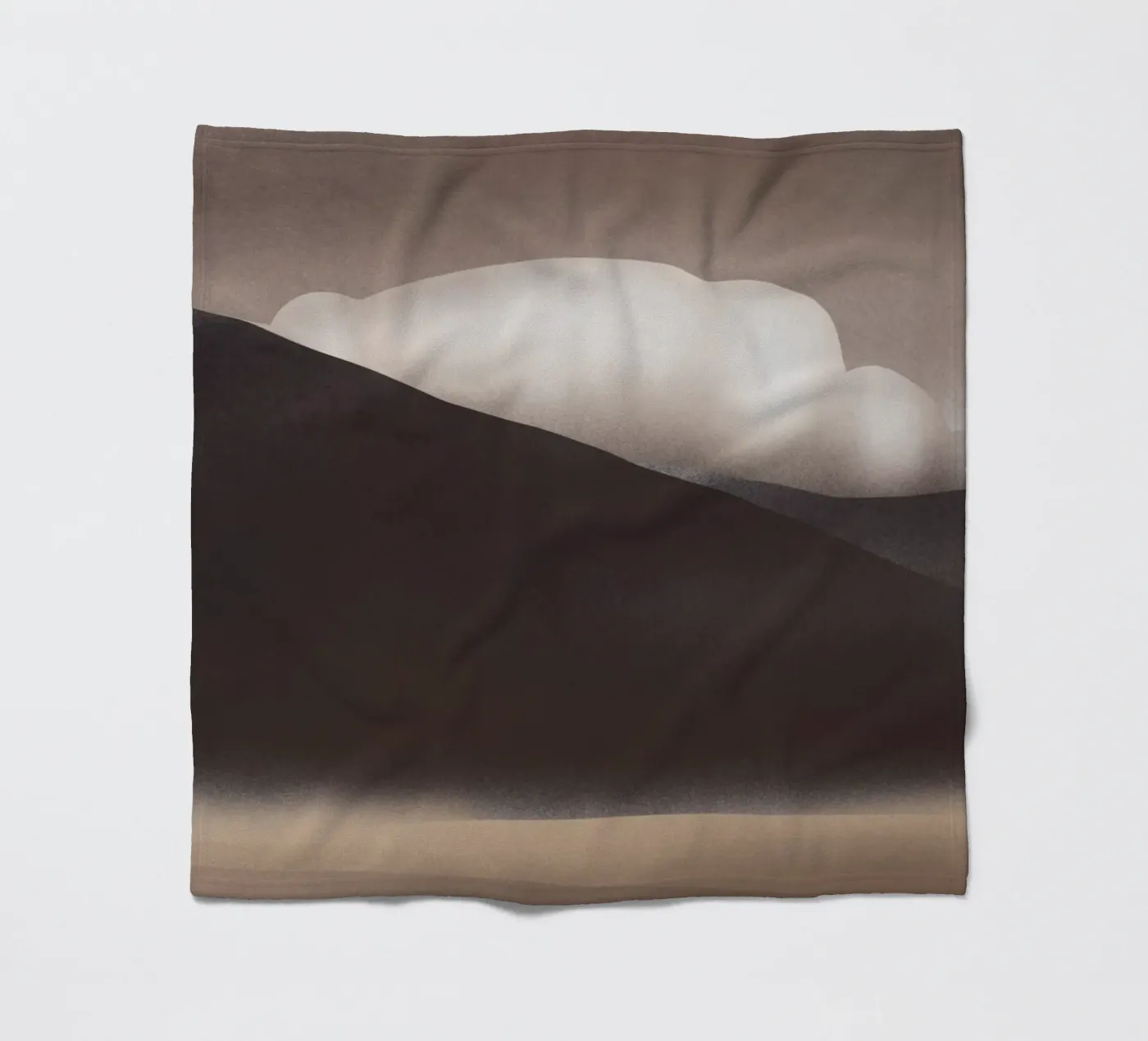 Rolling cloud fleece blanket by Little Dean