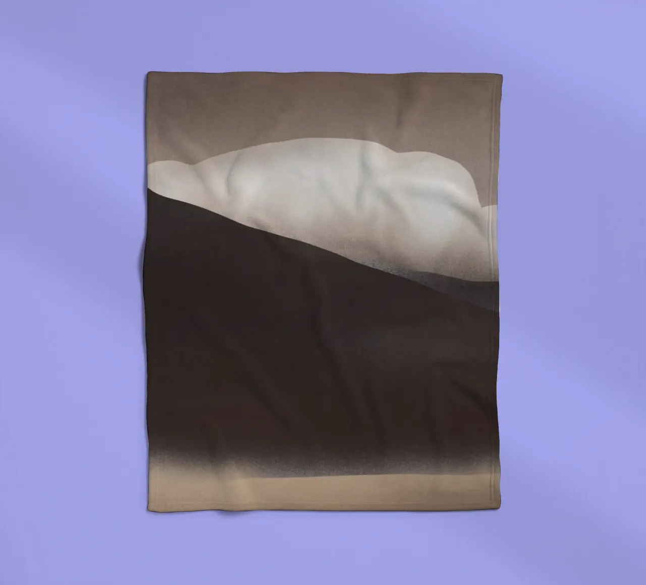 Rolling cloud fleece blanket by Little Dean