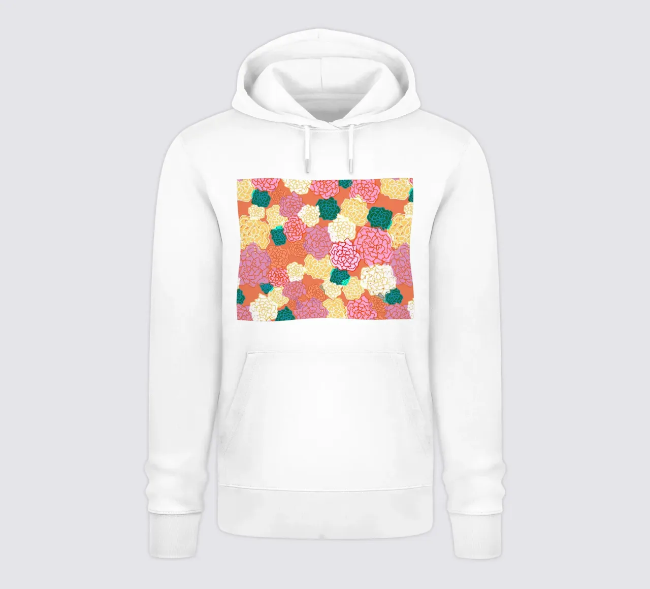 Flores felices sudadera con capucha de Kintsugi99