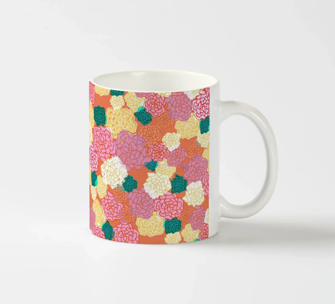 Fiori felici tazza in ceramica da Kintsugi99