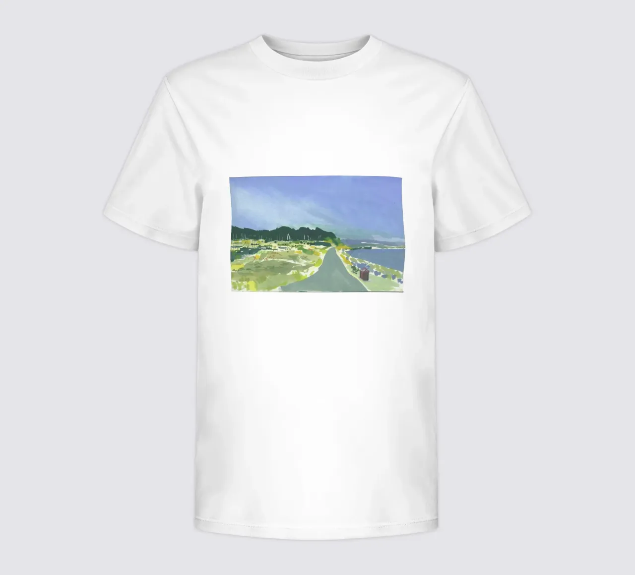 Gouache Landscape 1 t-shirt enfant de Sonia Brittain