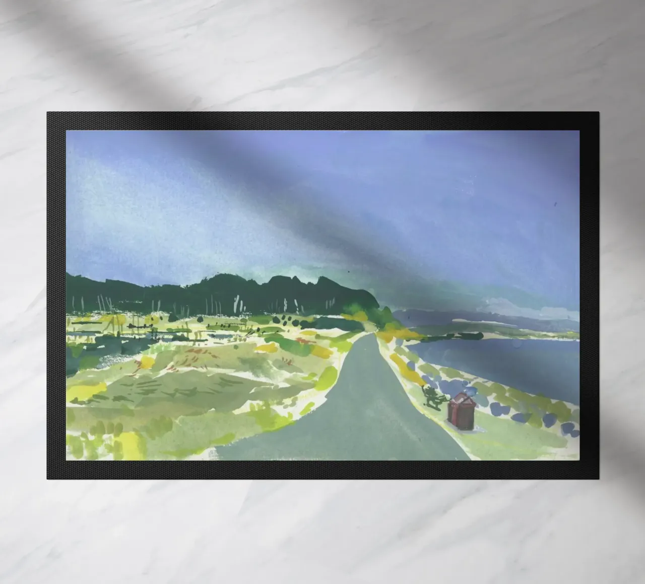 Gouache Landscape 1 zerbino da Sonia Brittain