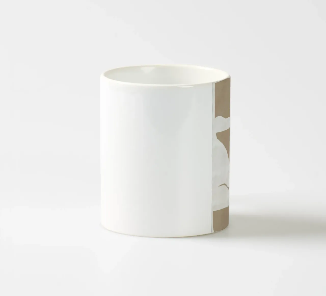 Paesaggio minimo ritagliato tazza in ceramica da Little Dean
