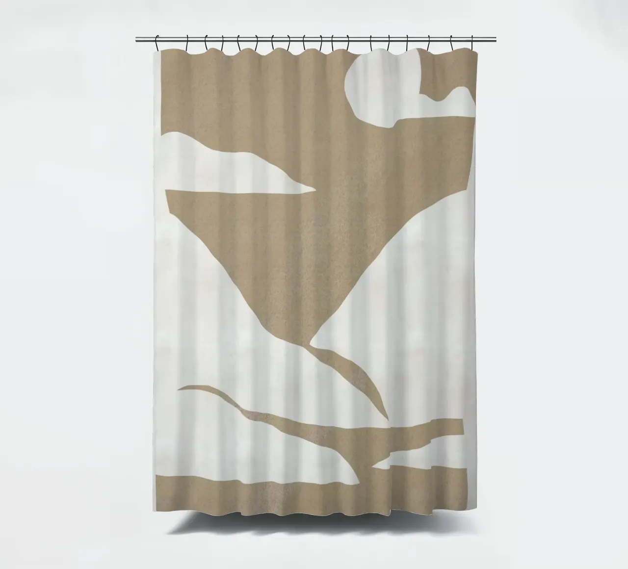 Paesaggio minimo ritagliato tenda da doccia da Little Dean