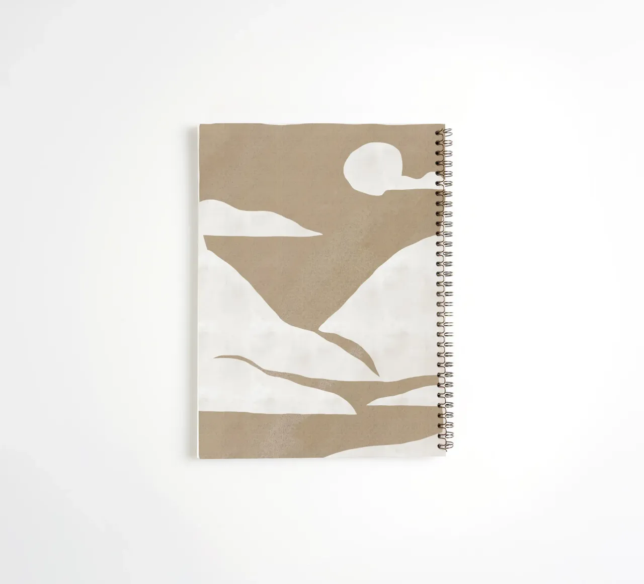 Minimal landscape cut out spiral notebook by Little Dean